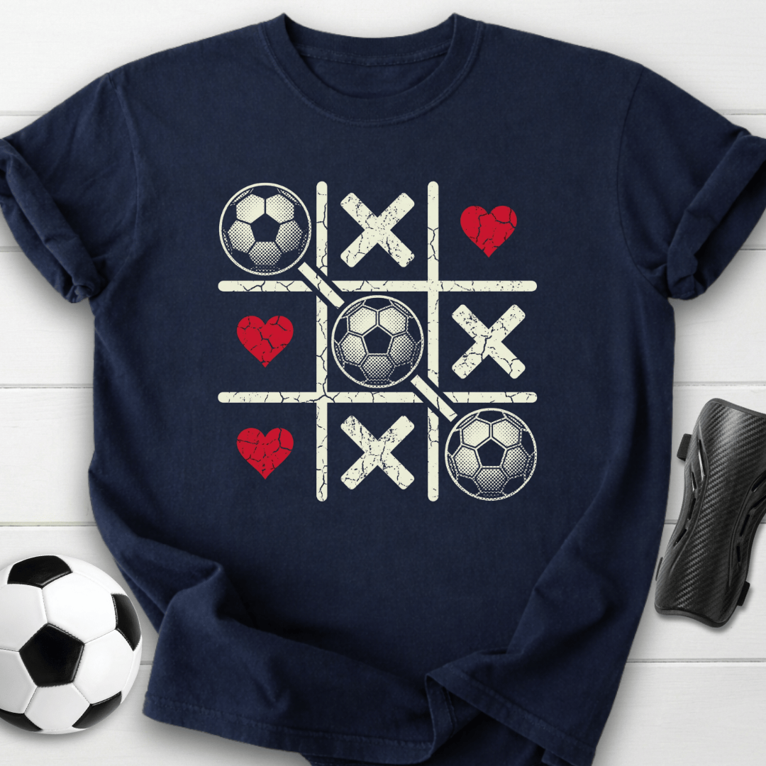 Soccer Tic Tac Toe T-Shirt