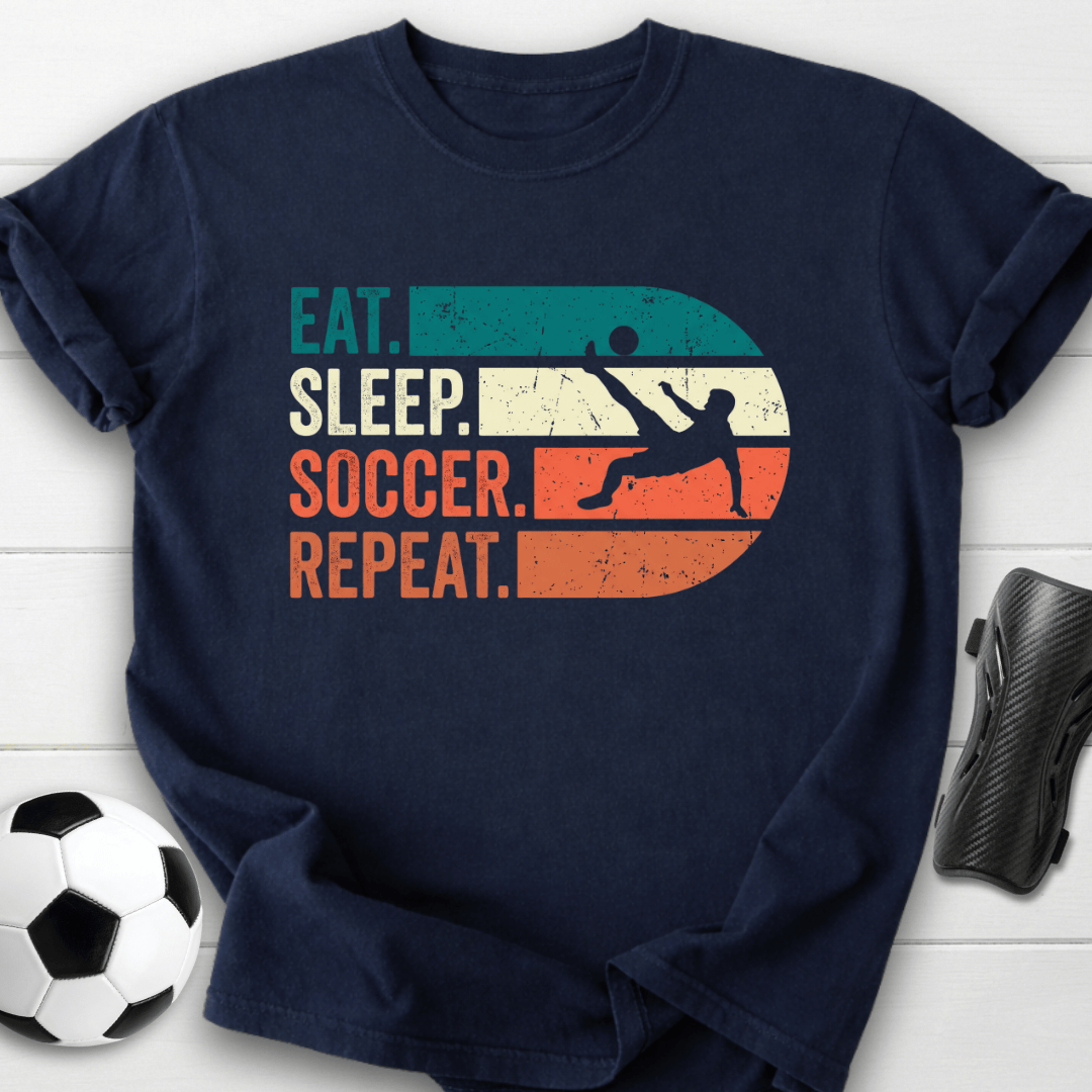 Eat Sleep Soccer Repeat T-Shirt