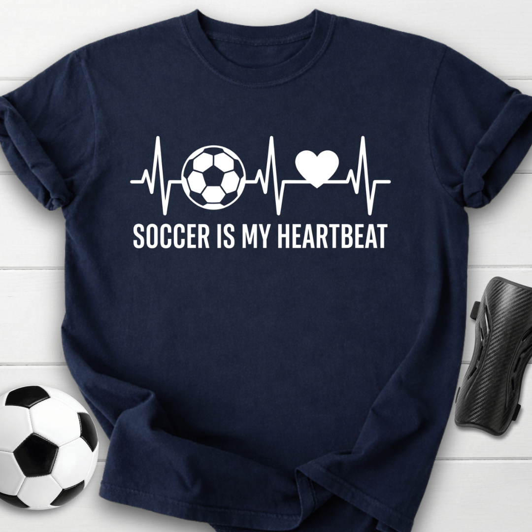 Soccer Is My Heartbeat T-Shirt