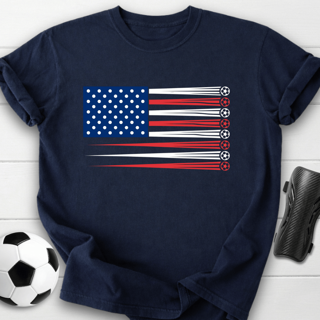 USA Soccer Flag T-Shirt