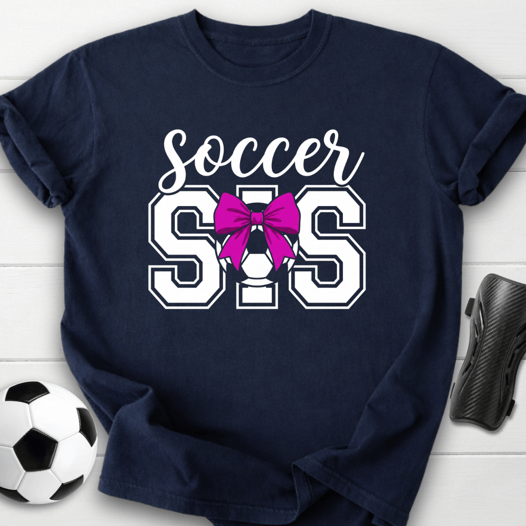 Soccer Sis Bow T-Shirt