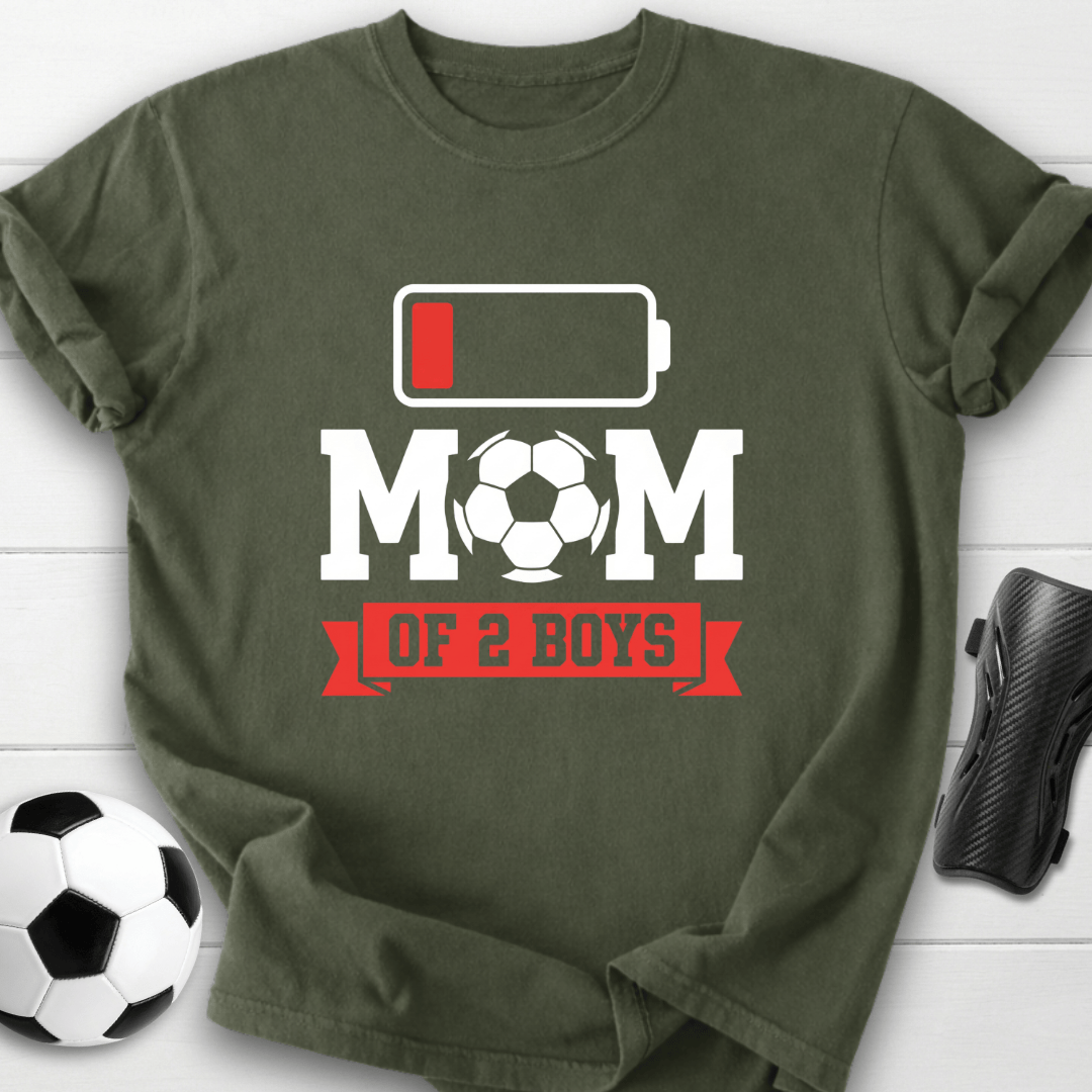 Mom Of 2 Boys T-Shirt