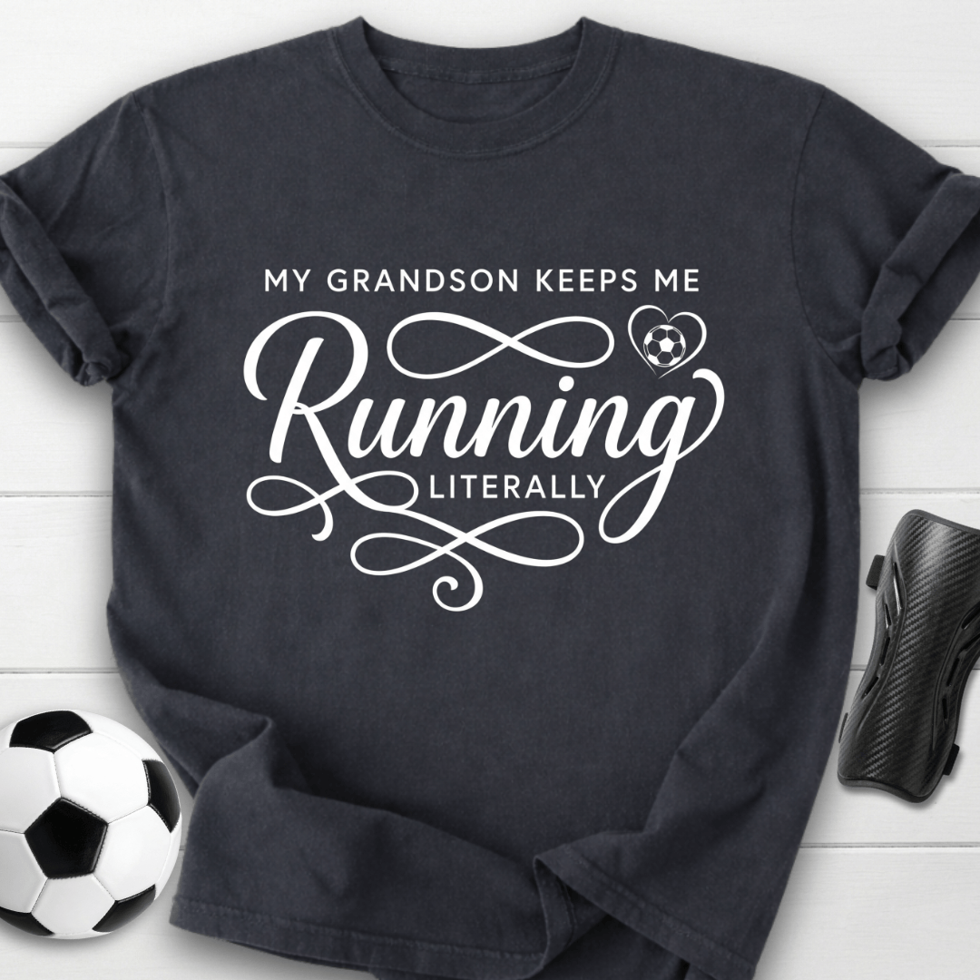 Grandson Keeps Me Running T-Shirt