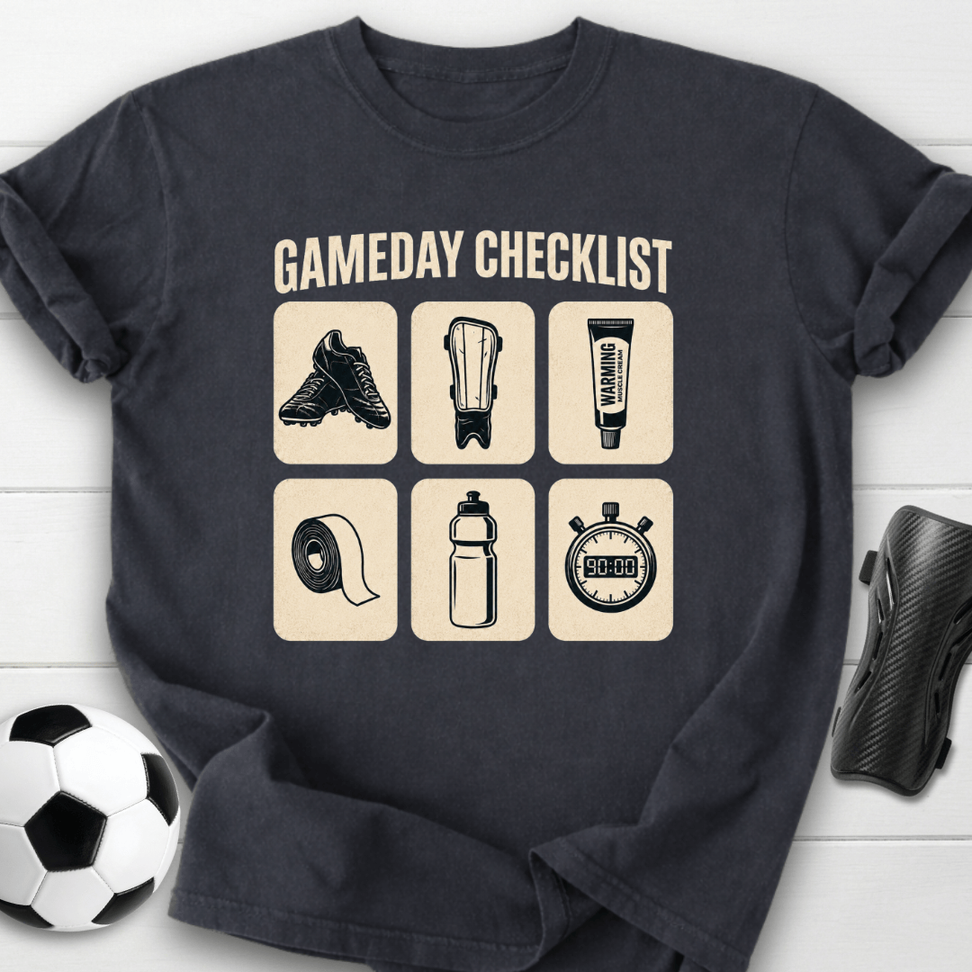 Gameday Checklist T-Shirt