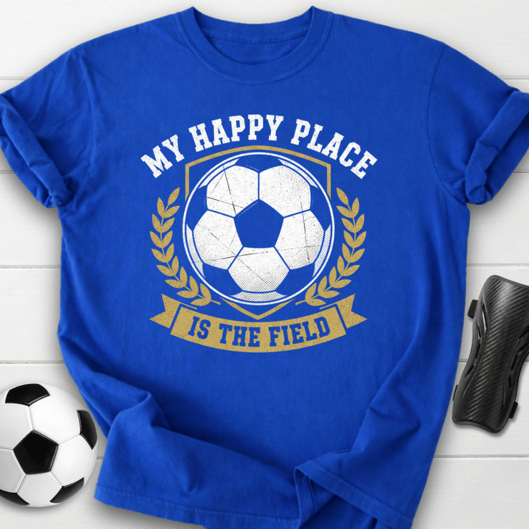 My Happy Place Is The Field T-Shirt