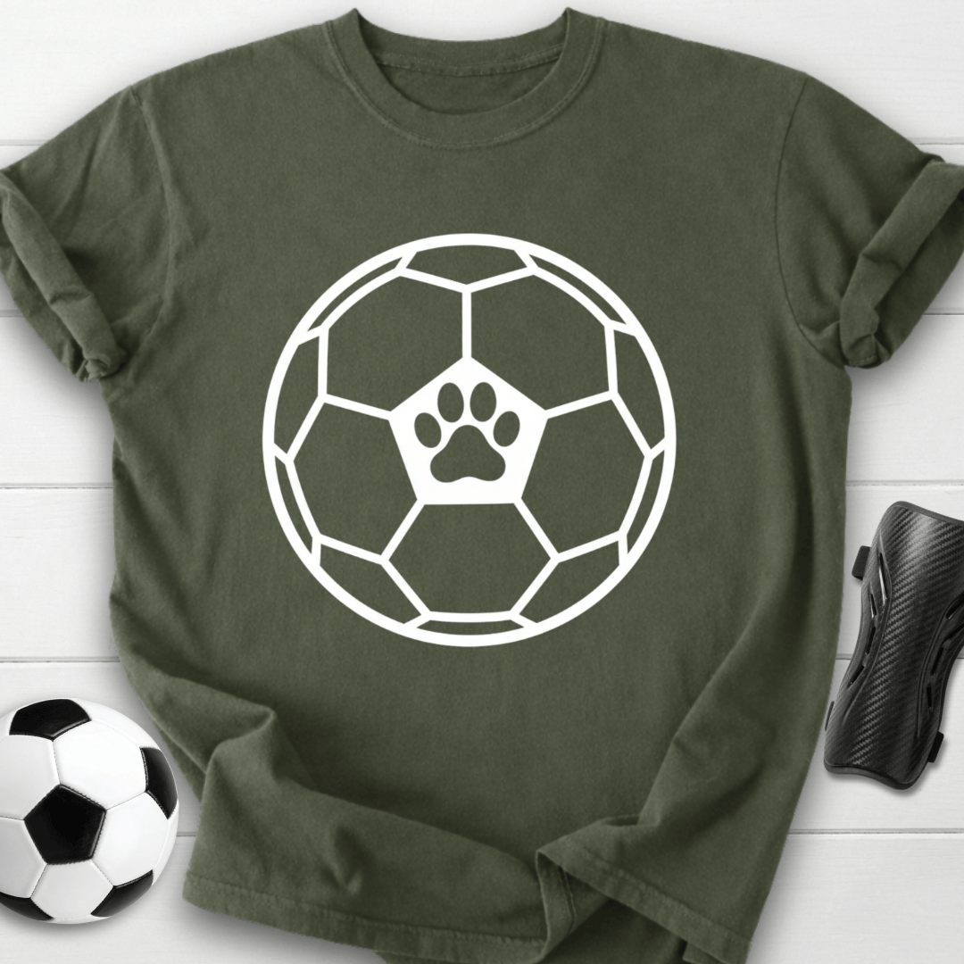 Dog Paw Graphic T-Shirt