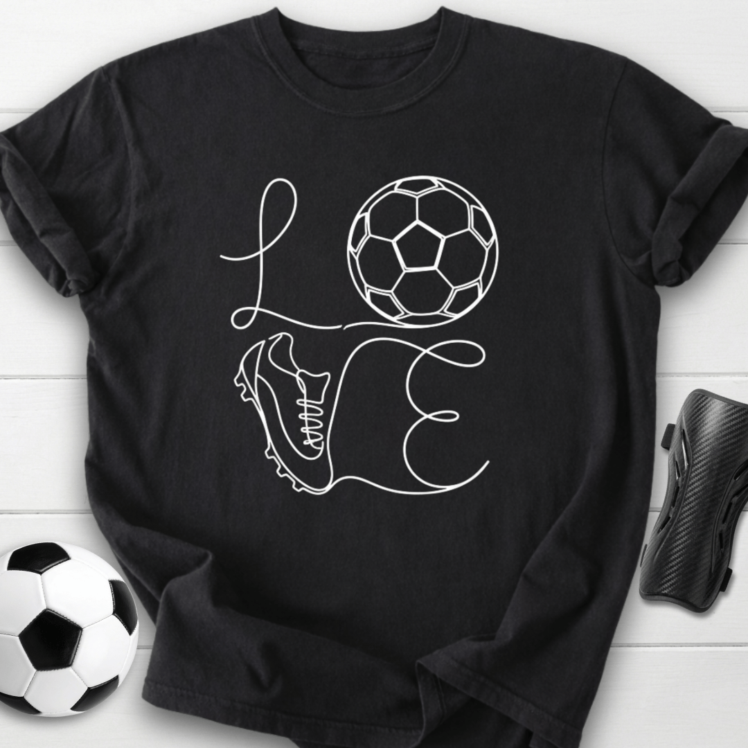 Love Minimalist Line Art T-Shirt