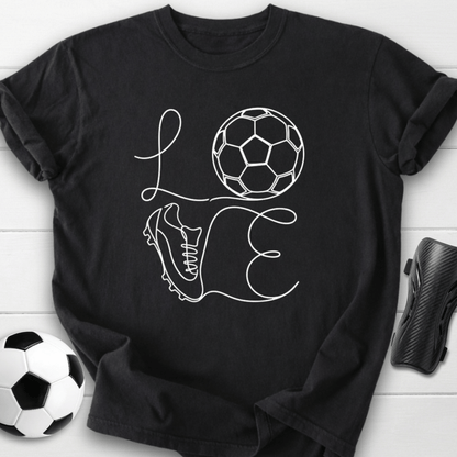 Love Minimalist Line Art T-Shirt