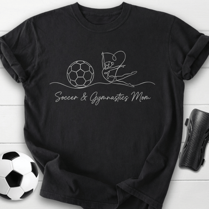 Soccer & Gymnastics Mom T-Shirt