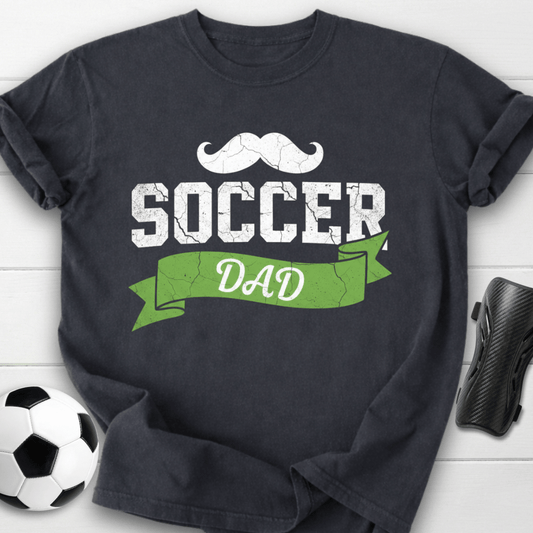 Soccer Dad Mustache T-Shirt