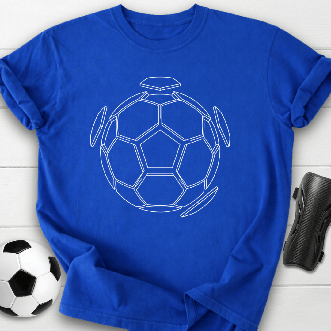 Soccer Ball Outline T-Shirt