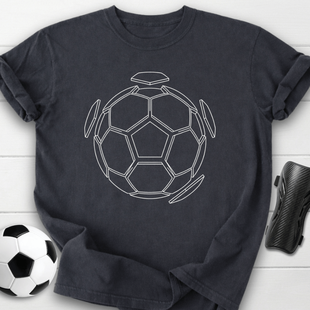 Soccer Ball Outline T-Shirt