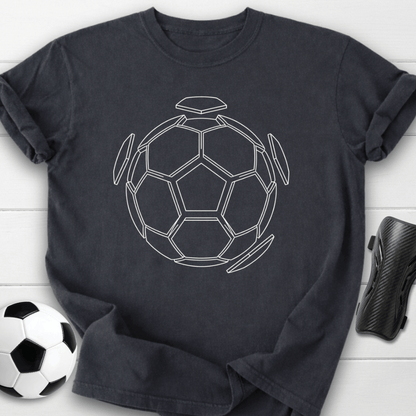 Soccer Ball Outline T-Shirt