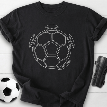 Soccer Ball Outline T-Shirt