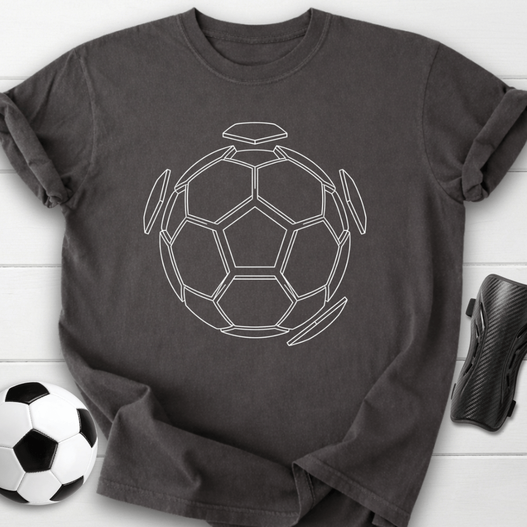 Soccer Ball Outline T-Shirt