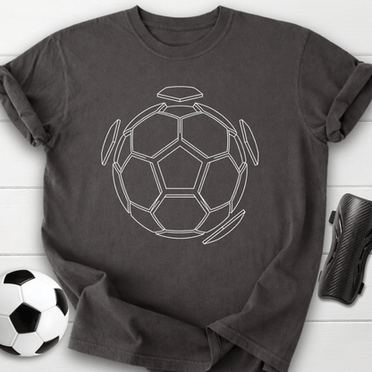 Soccer Ball Outline T-Shirt