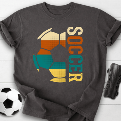 Retro Soccer Ball Graphic T-Shirt