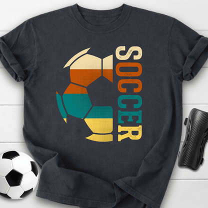 Retro Soccer Ball Graphic T-Shirt