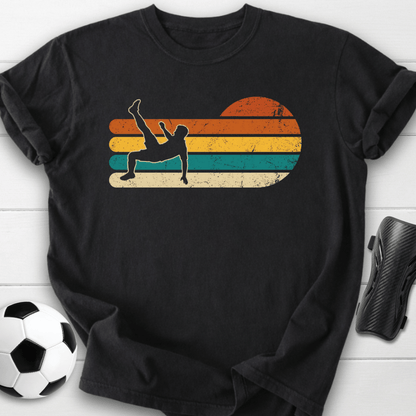 Retro Soccer Bicycle Kick T-Shirt