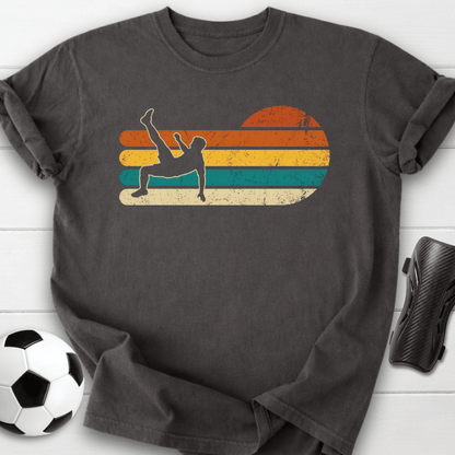 Retro Soccer Bicycle Kick T-Shirt