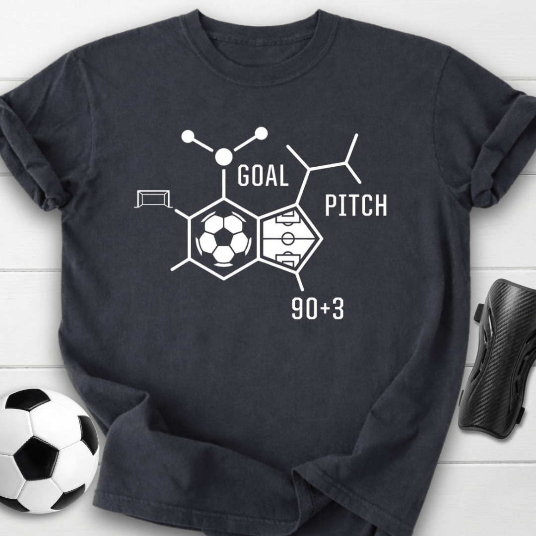 Chemistry Goal Pitch 90+3 Graphic T-Shirt