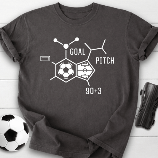 Chemistry Goal Pitch 90+3 Graphic T-Shirt