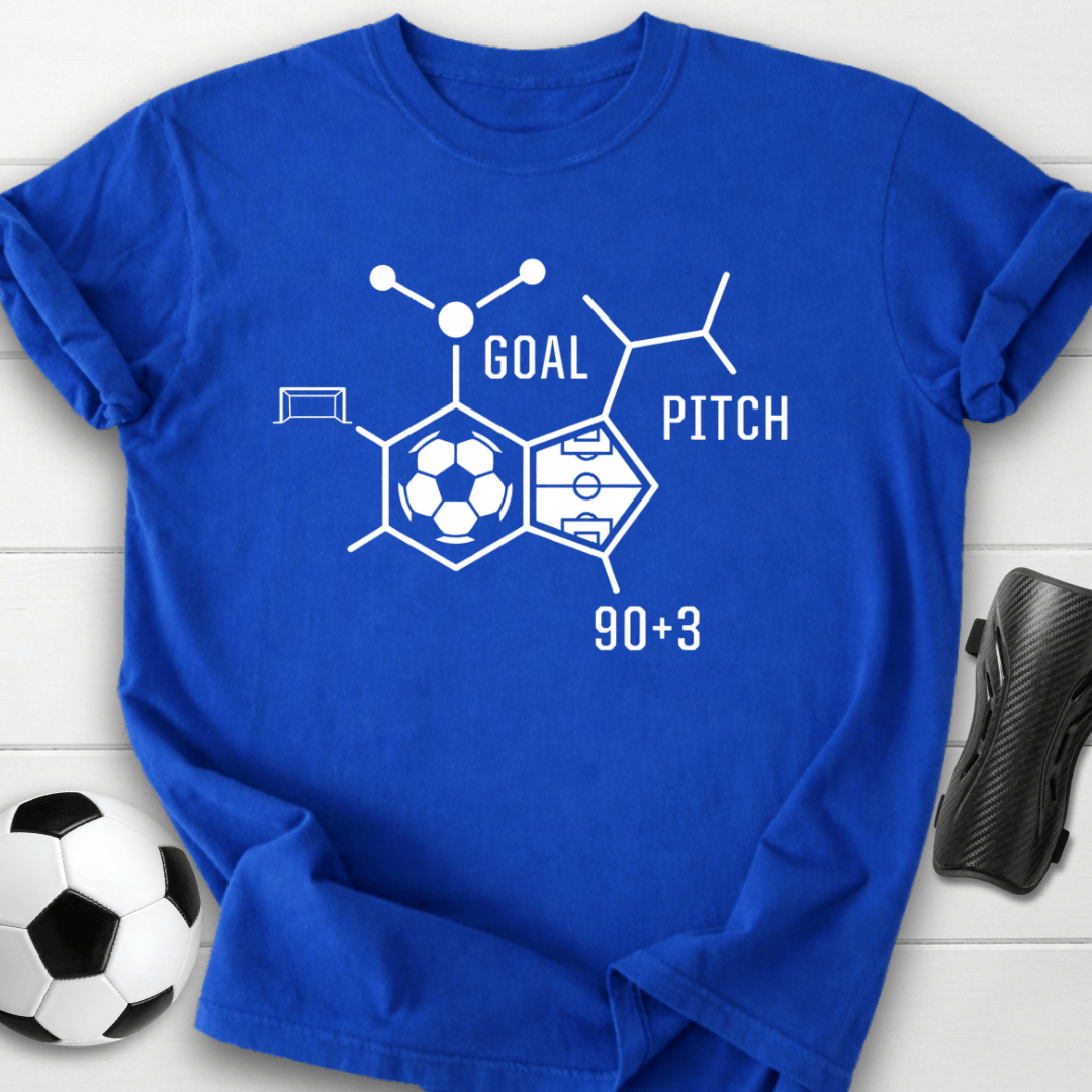 Chemistry Goal Pitch 90+3 Graphic T-Shirt