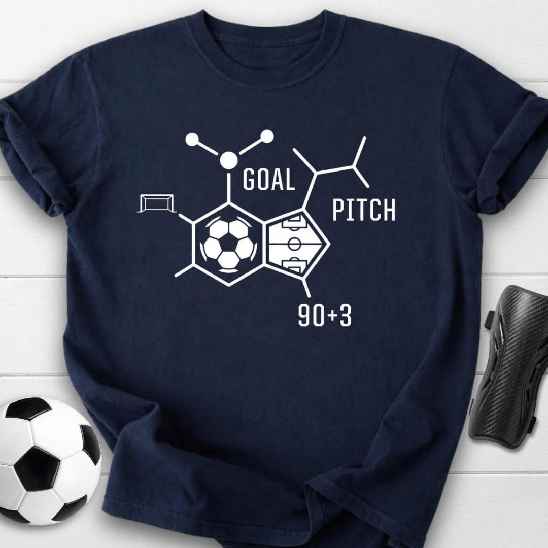 Chemistry Goal Pitch 90+3 Graphic T-Shirt