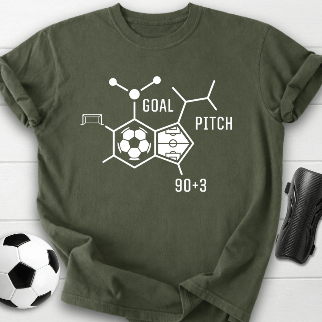 Chemistry Goal Pitch 90+3 Graphic T-Shirt