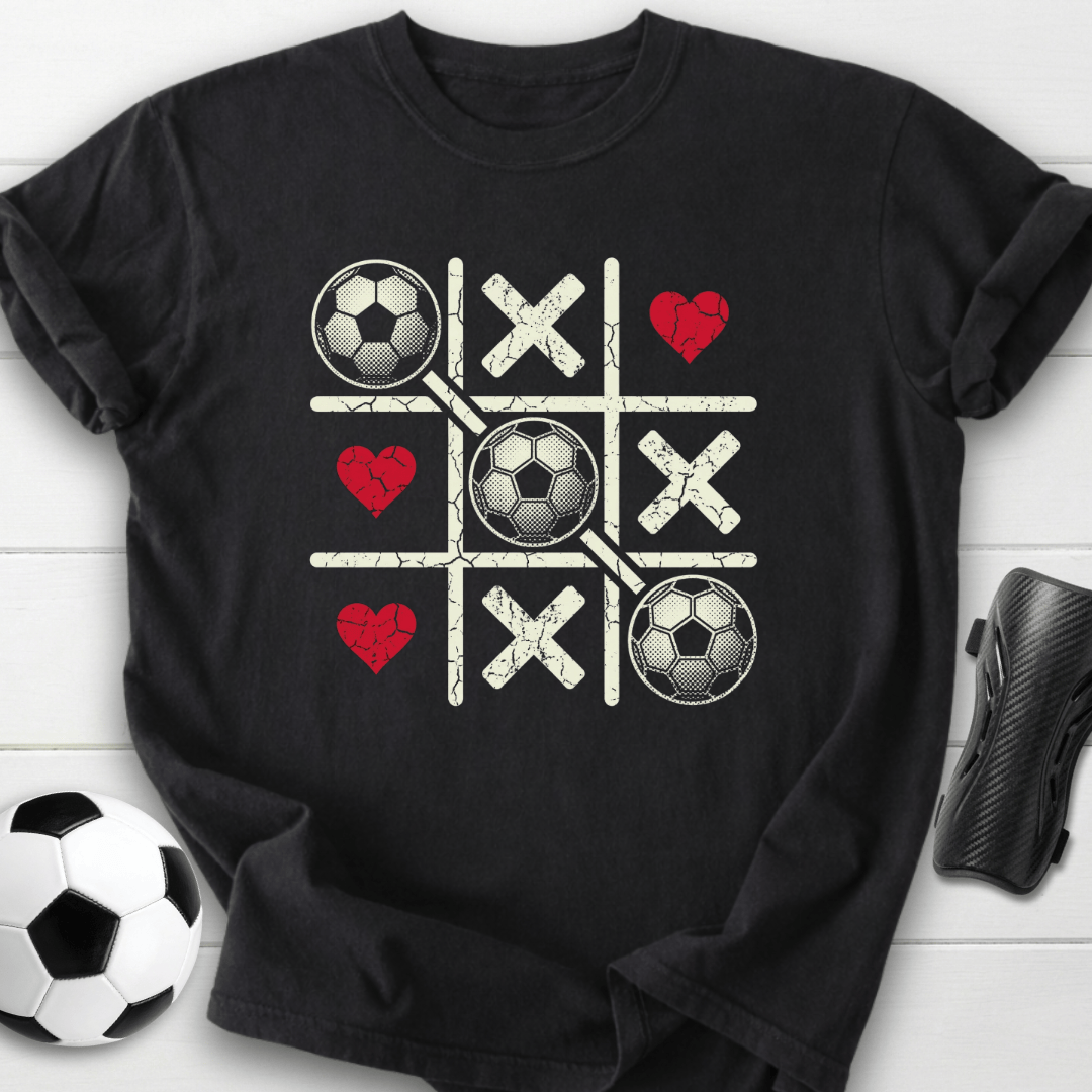 Soccer Tic Tac Toe T-Shirt