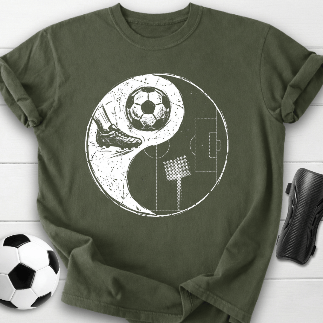 Soccer Yin Yang T-Shirt