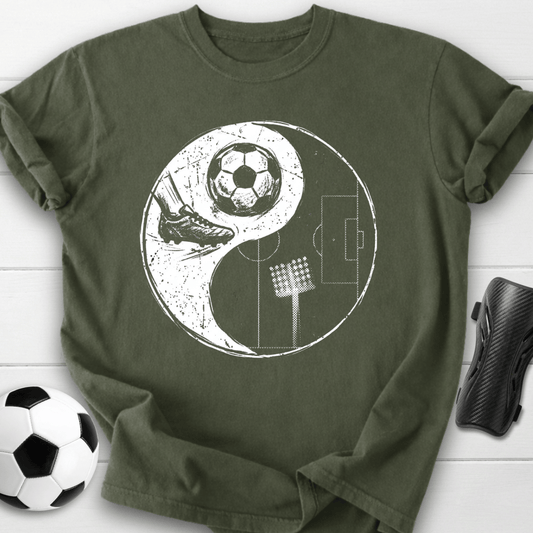 Soccer Yin Yang T-Shirt