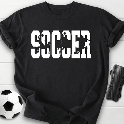 Soccer Player Silhouette T-Shirt