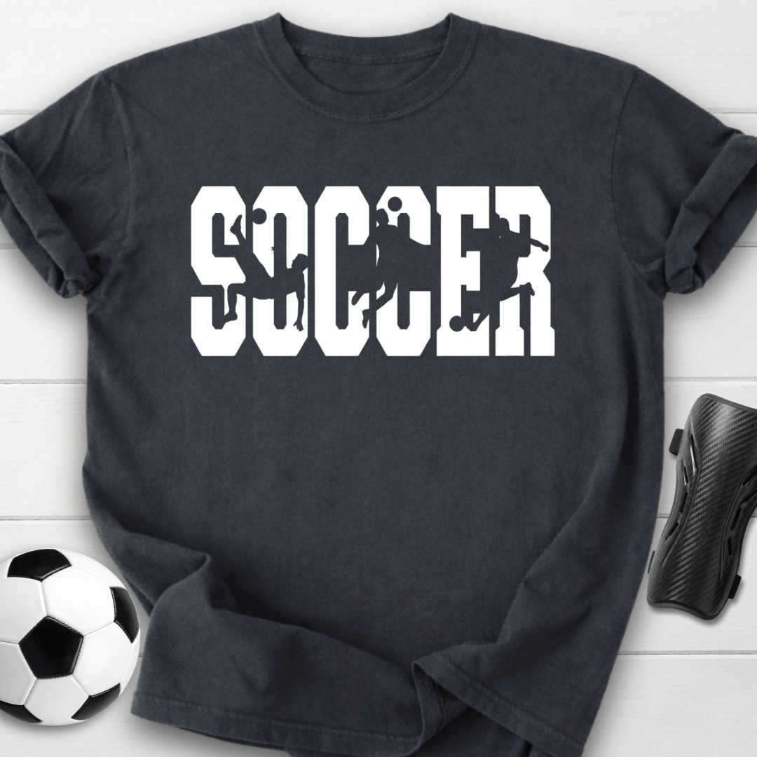 Soccer Player Silhouette T-Shirt