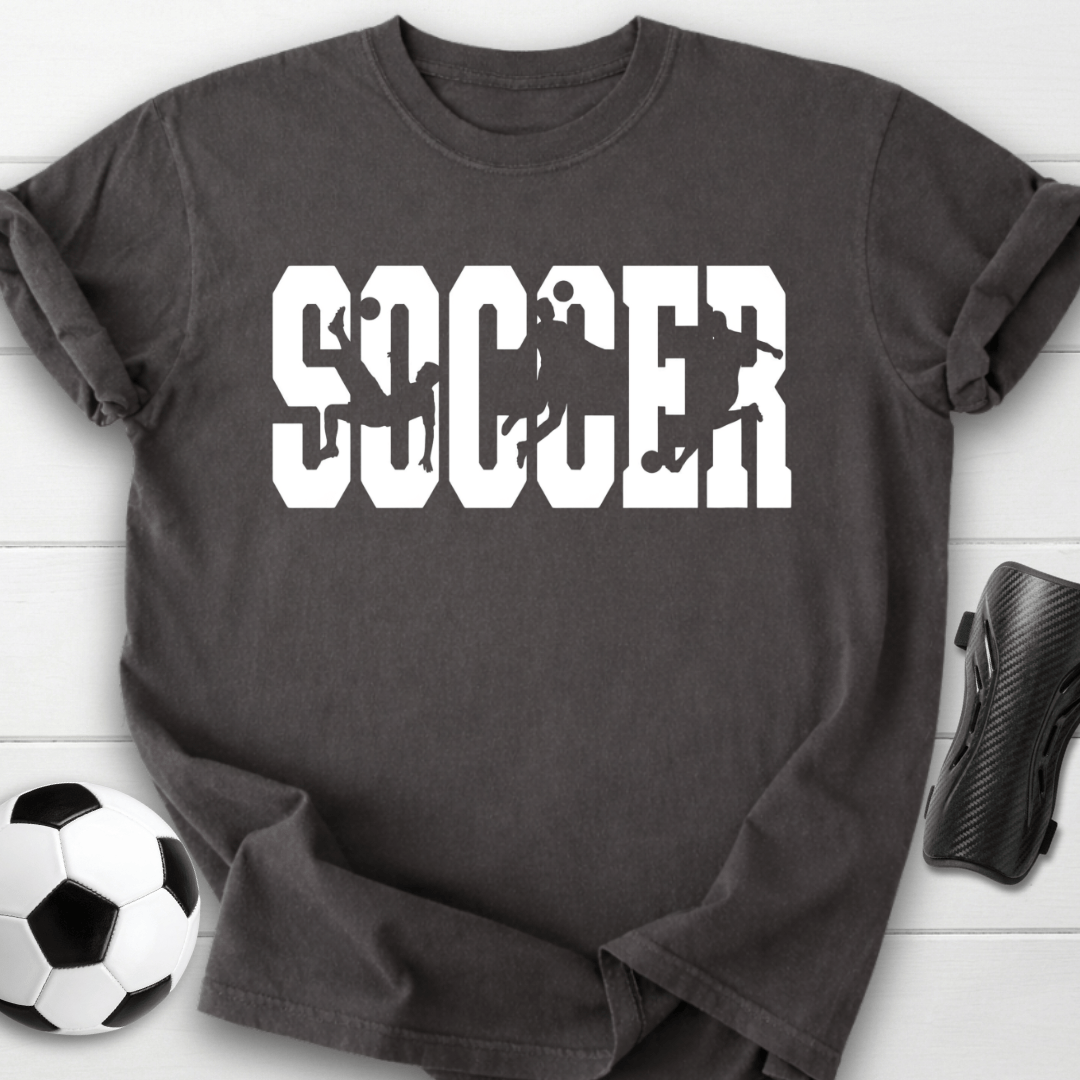 Soccer Player Silhouette T-Shirt
