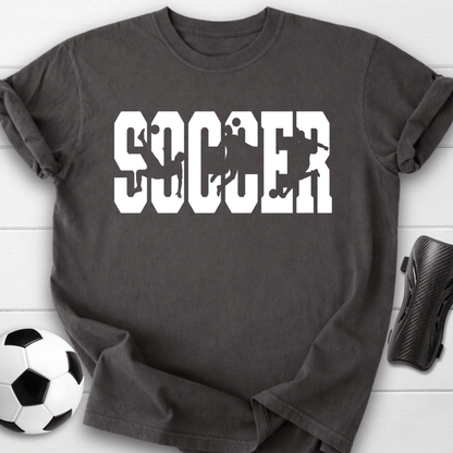 Soccer Player Silhouette T-Shirt