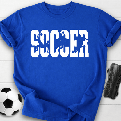 Soccer Player Silhouette T-Shirt