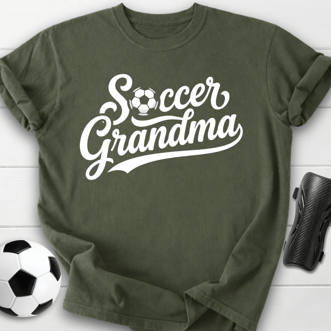 Soccer Grandma Script T-Shirt