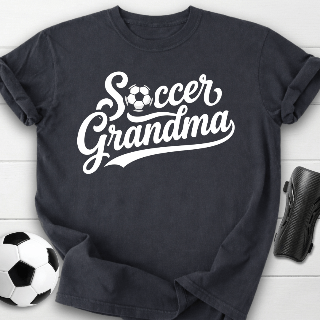 Soccer Grandma Script T-Shirt