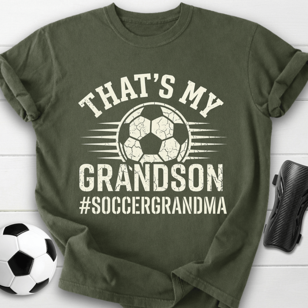 That’s My Grandson Soccer Grandma T-Shirt