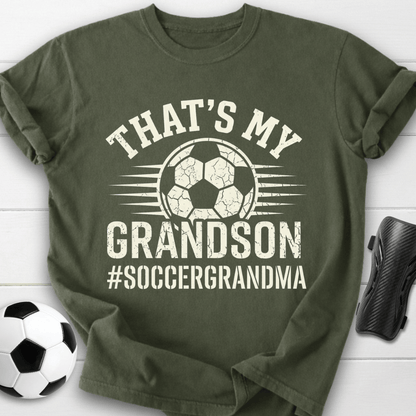 That’s My Grandson Soccer Grandma T-Shirt