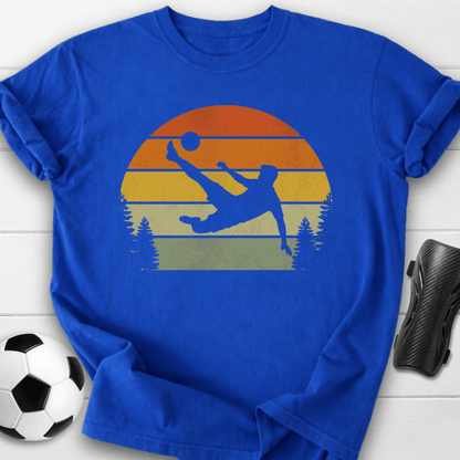 Retro Soccer Bicycle Kick T-Shirt
