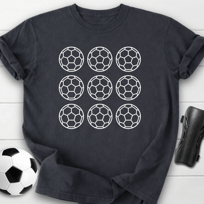 Soccer Ball Pattern T-Shirt