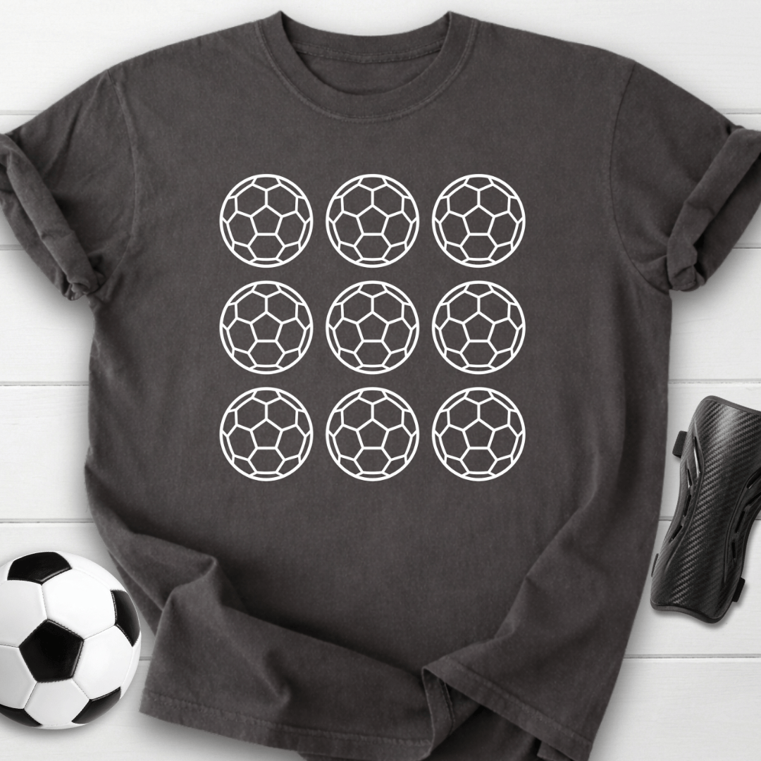 Soccer Ball Pattern T-Shirt