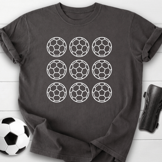 Soccer Ball Pattern T-Shirt