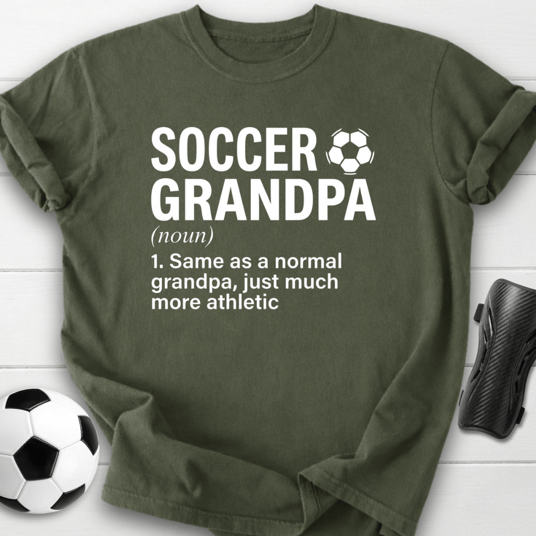 Soccer Grandpa Definition T-Shirt