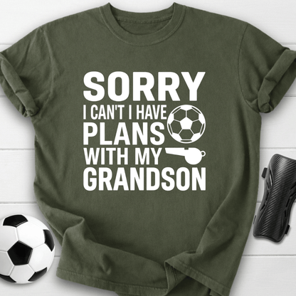Sorry I Can’t Plans With My Grandson T-Shirt
