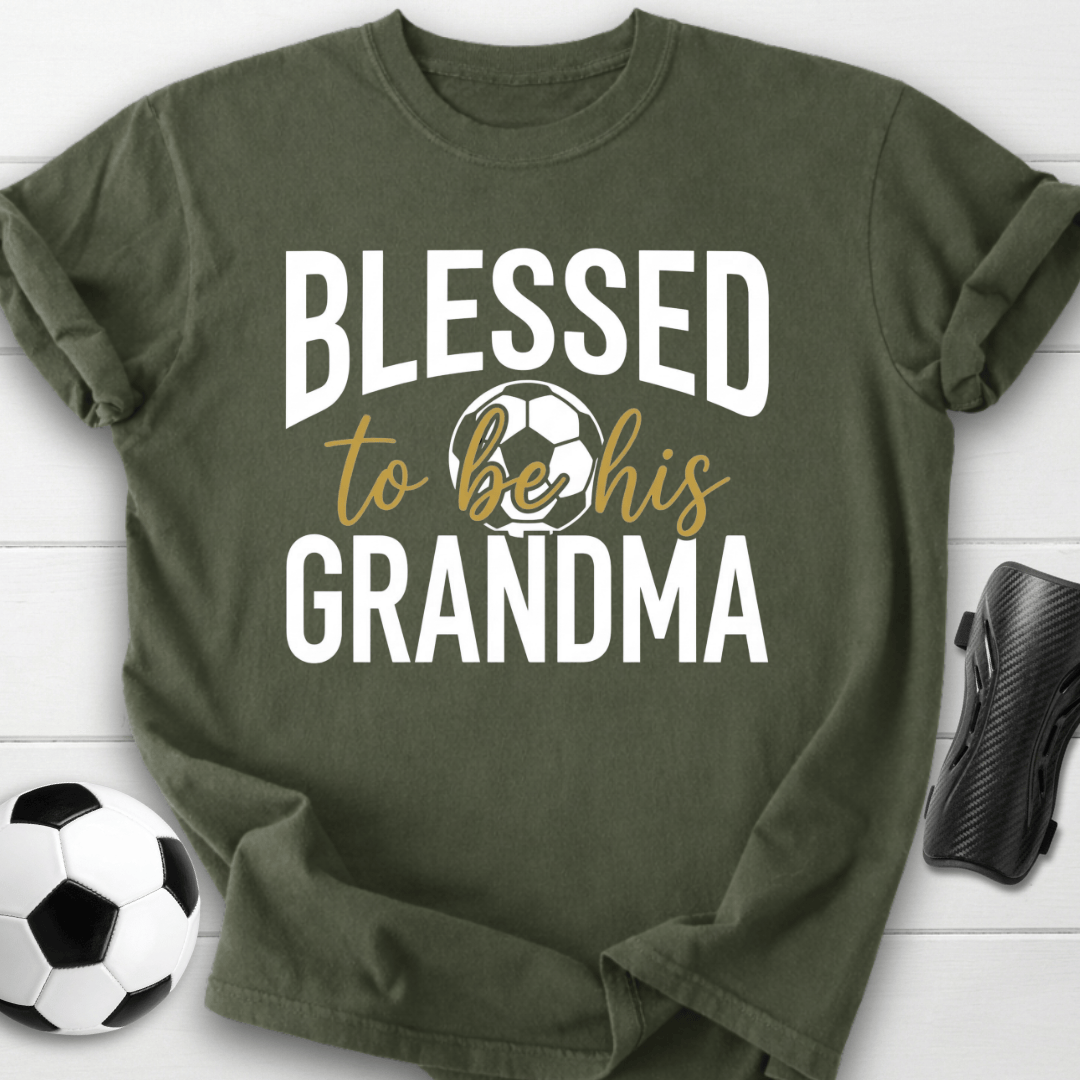 Blessed To Be His Grandma T-Shirt