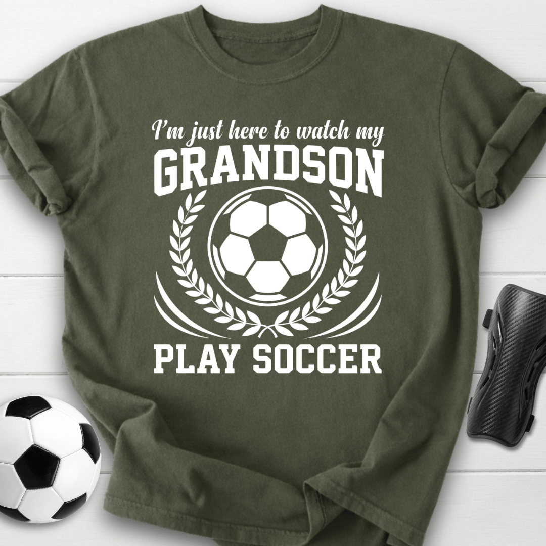 Watch My Grandson Play Soccer T-Shirt