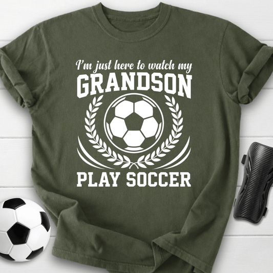 Watch My Grandson Play Soccer T-Shirt